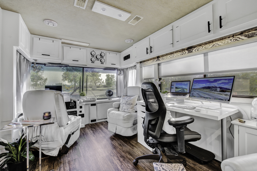 Contemporary RV Renovation featuring RVLove
