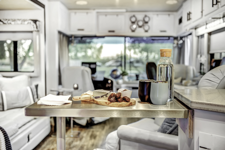 Contemporary Motorhome Renovation featuring RVLove