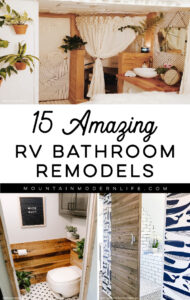 rv bathroom remodels