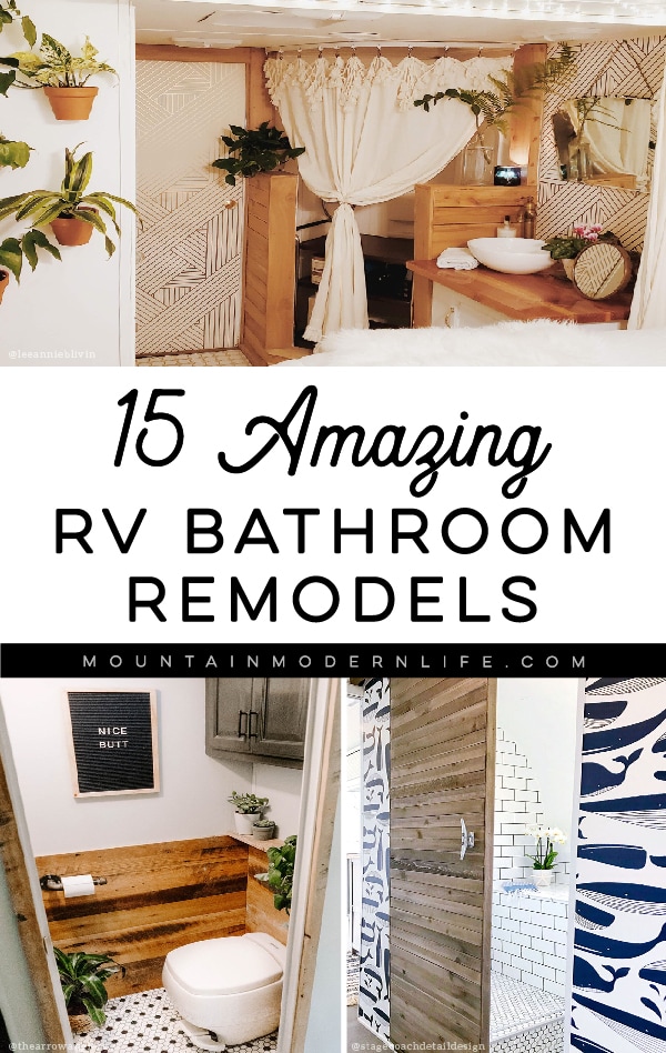 15 RV Bathroom Remodels that prove bigger isn\'t always better