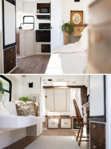 rustic vintage camper