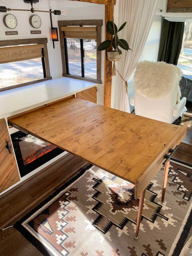 diy extending camper table