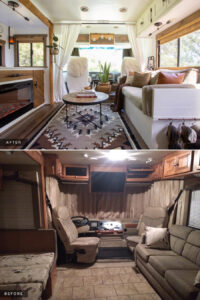 RV before after renovation