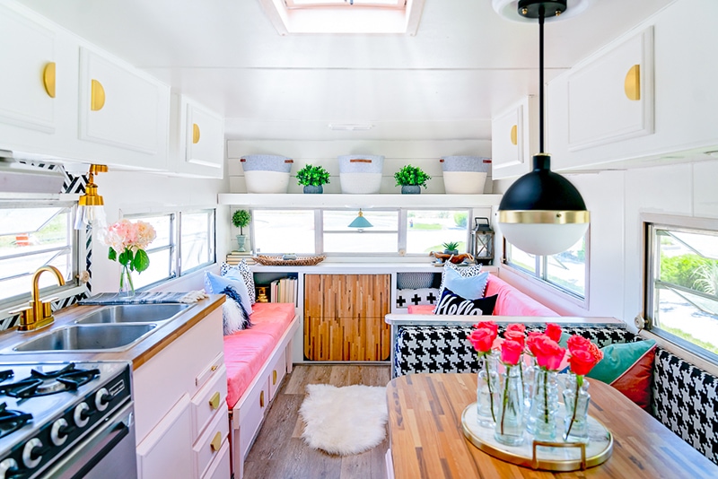 playful vintage camper