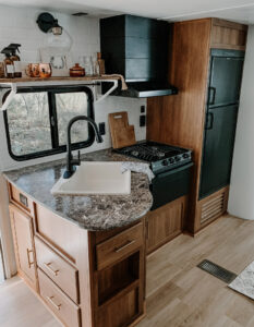 rv kitchen before