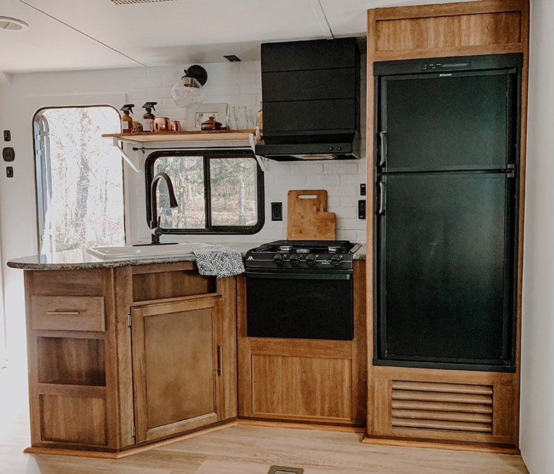 RV kitchen renovation