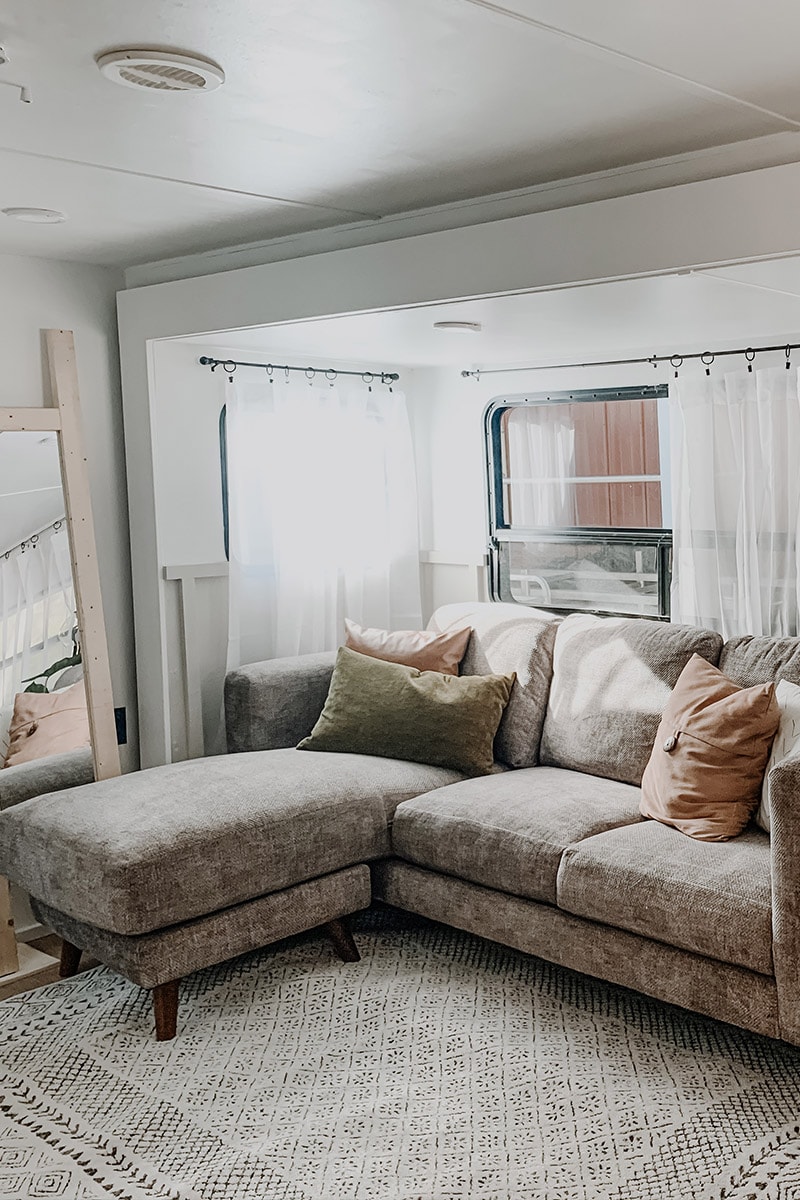 remodeled travel trailer