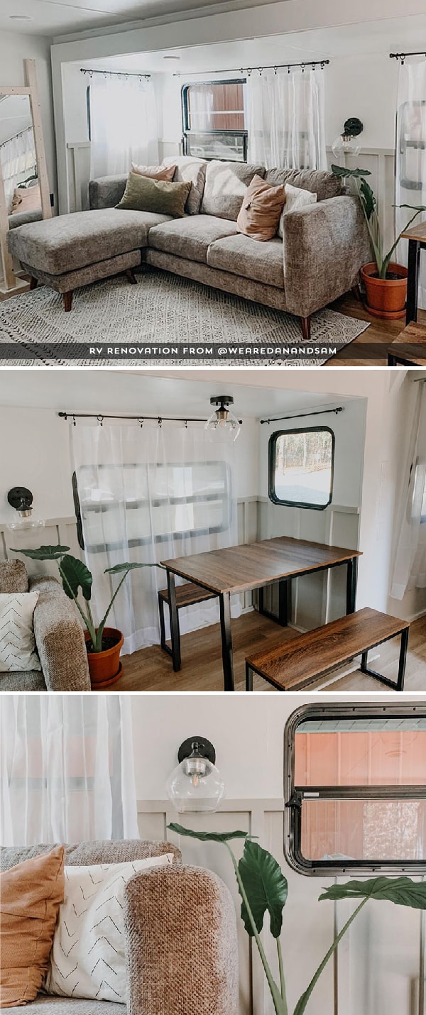 See how these RV flippers transformed a travel trailer in only 4 weeks!