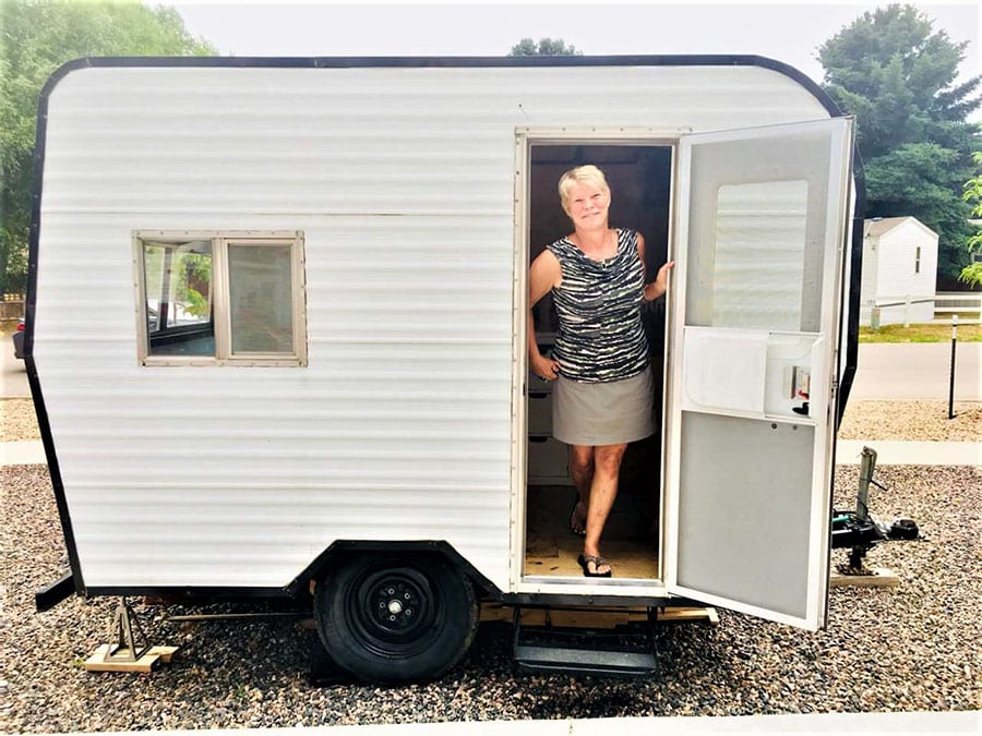 "Bitty" the tiny camper