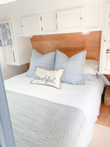 coastal RV bedroom