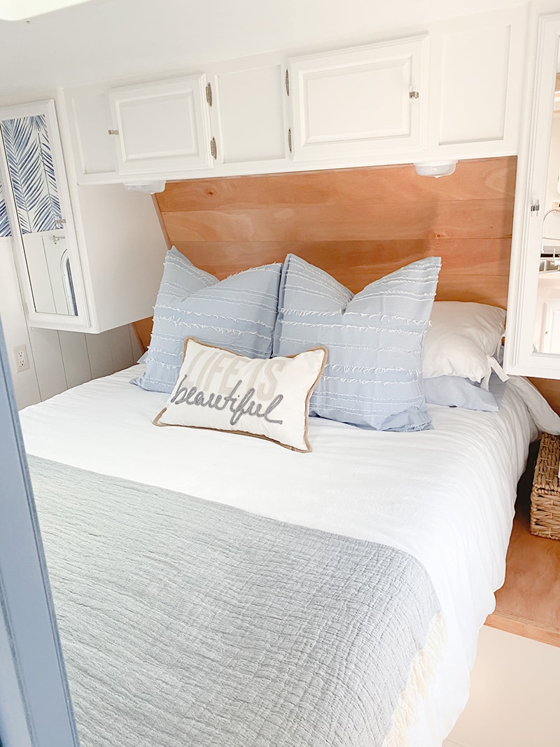 coastal RV bedroom