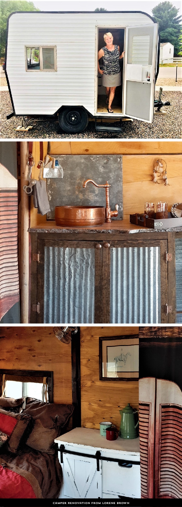 This tiny western camper will transport you to another time and place!