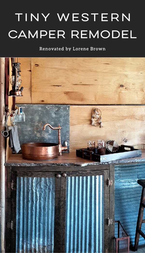 This tiny western camper will transport you to another time and place!