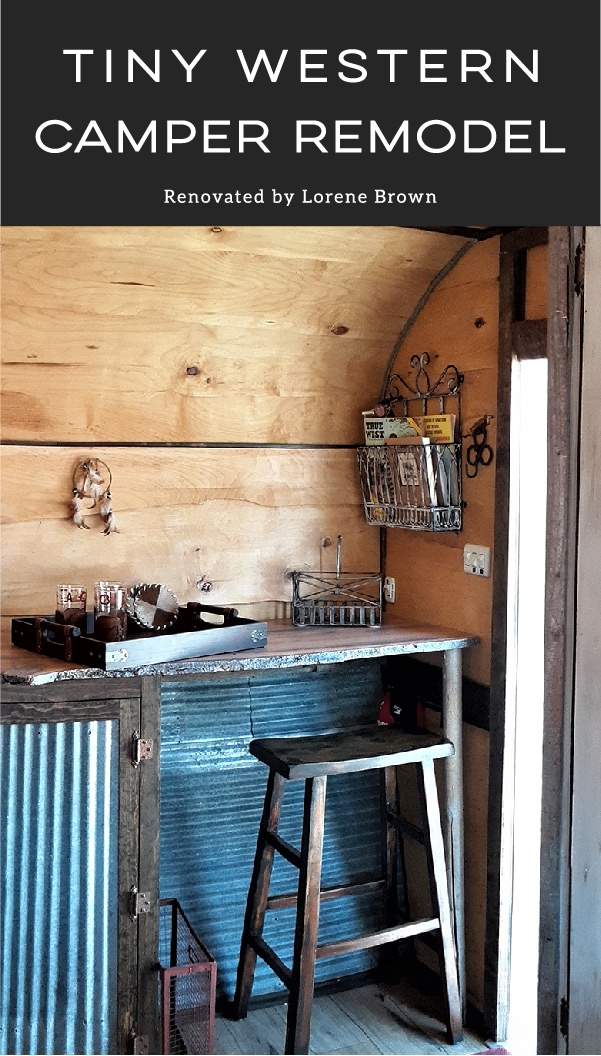 This tiny western camper will transport you to another time and place!