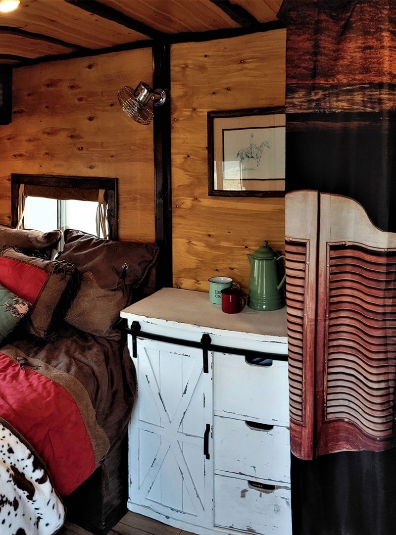 This tiny western camper will transport you to another time and place!
