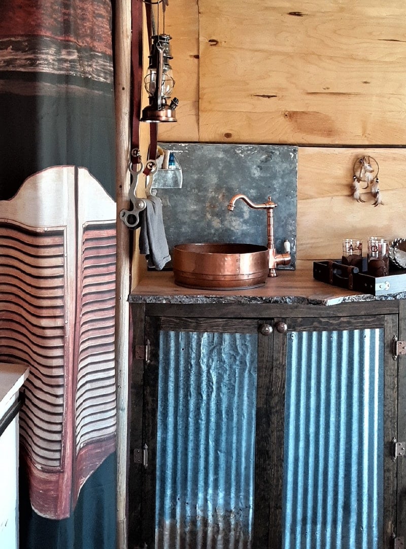 This tiny western camper will transport you to another time and place!