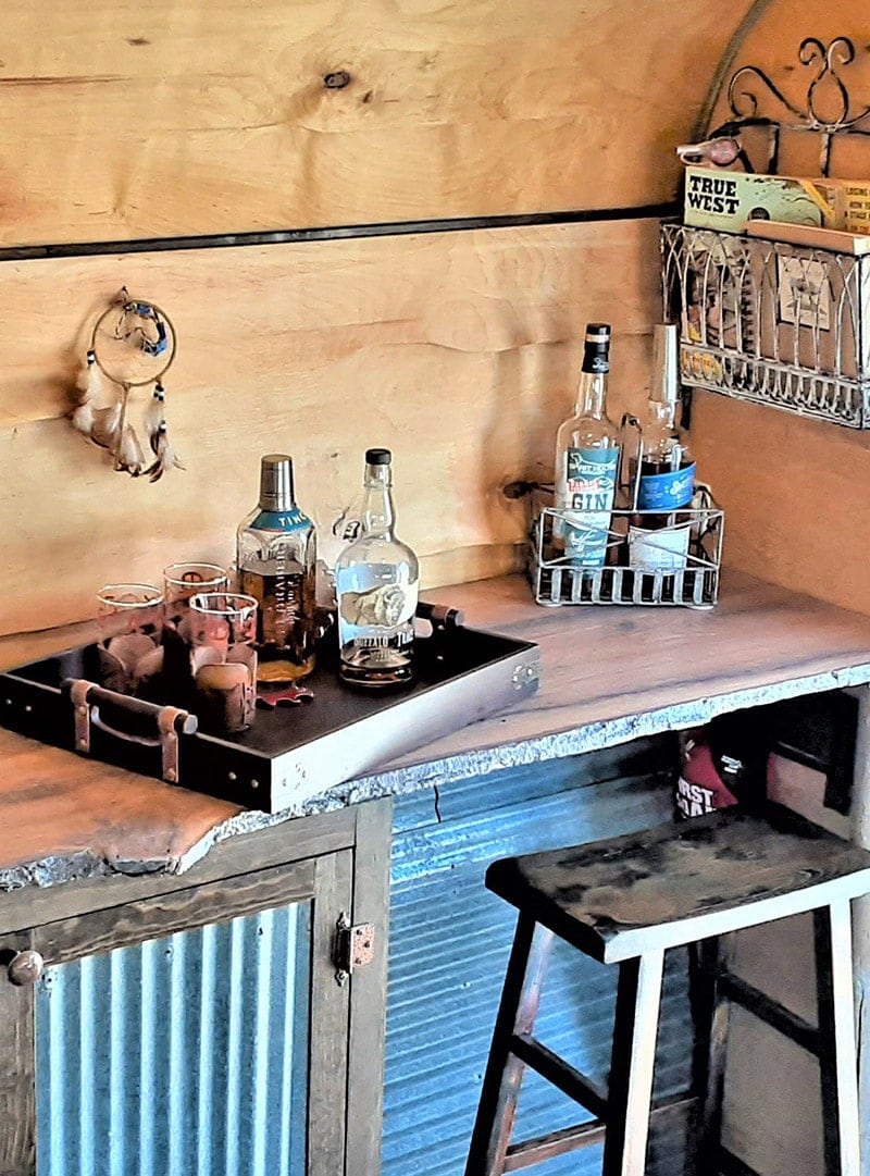 This tiny western camper will transport you to another time and place!