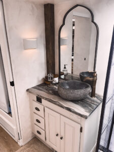 renovated motorhome bathroom