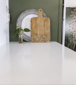 painted kitchen countertops