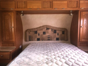 RV bedroom before reno