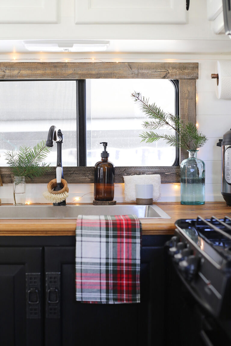 Cabin-Inspired Christmas in the Camper
