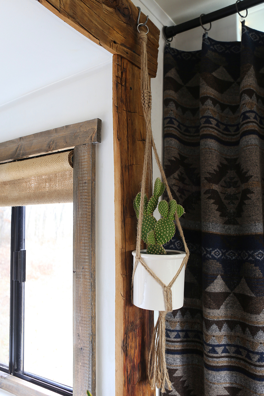 How to Make Burlap Roller Shades