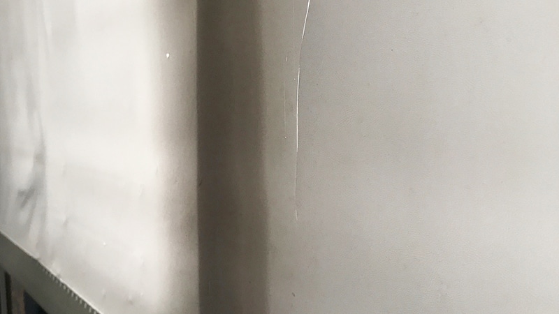 tear in vinyl roller shade