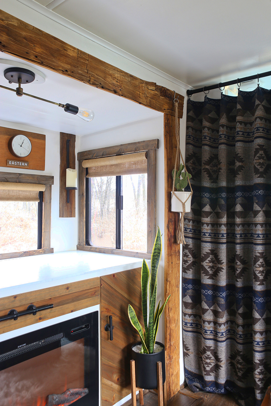 natural burlap roller shades