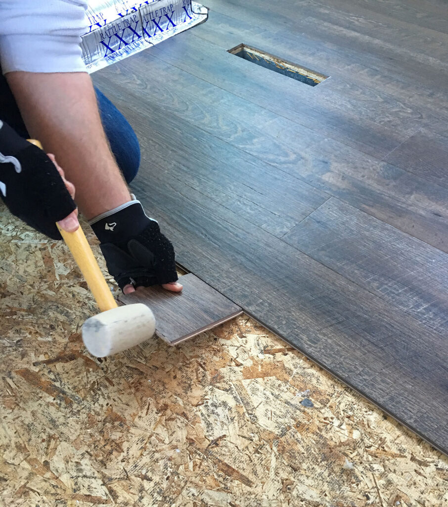 installing lvp in motorhome