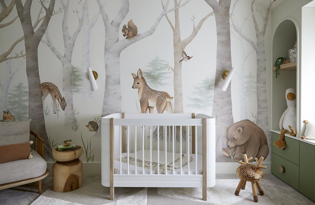 gender neutral woodland nursery