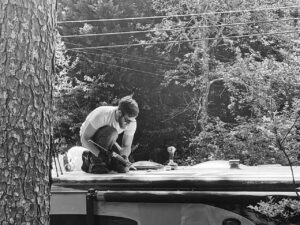 motorhome renovation progress - RV skylight replacement