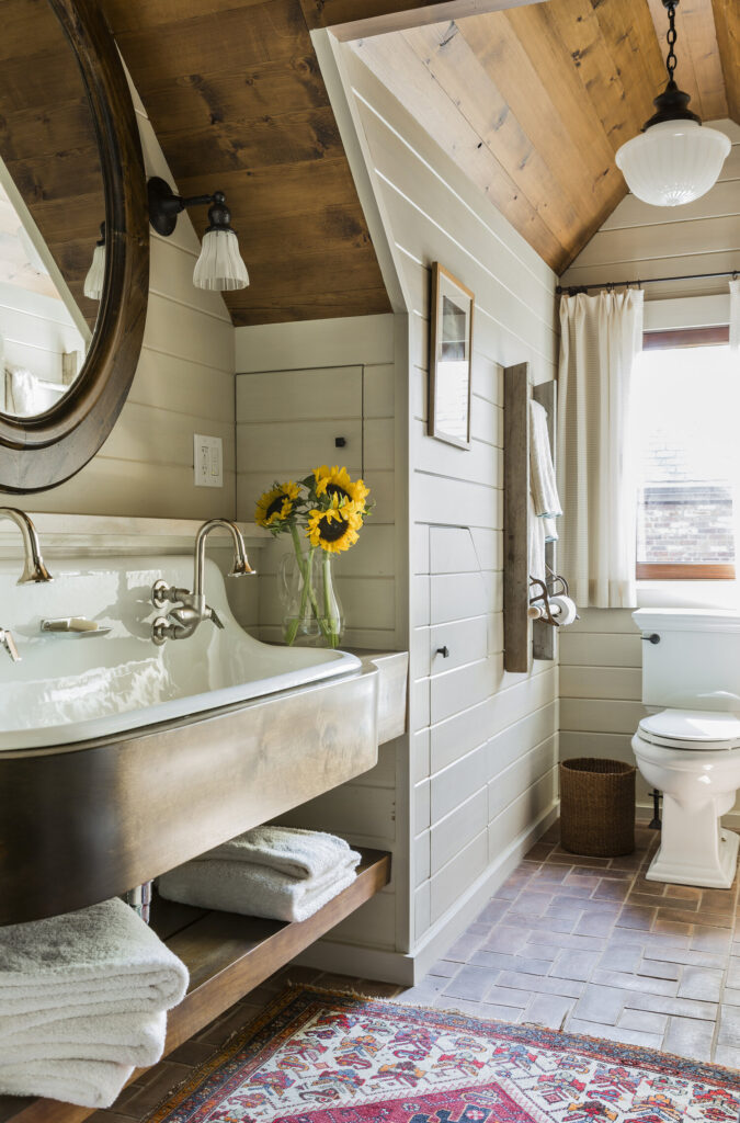 Rustic Bathroom by Jeanne Racioppi Designs