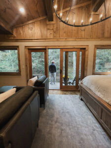 Blue Ridge Mountains Parade of Homes bedroom with balcony