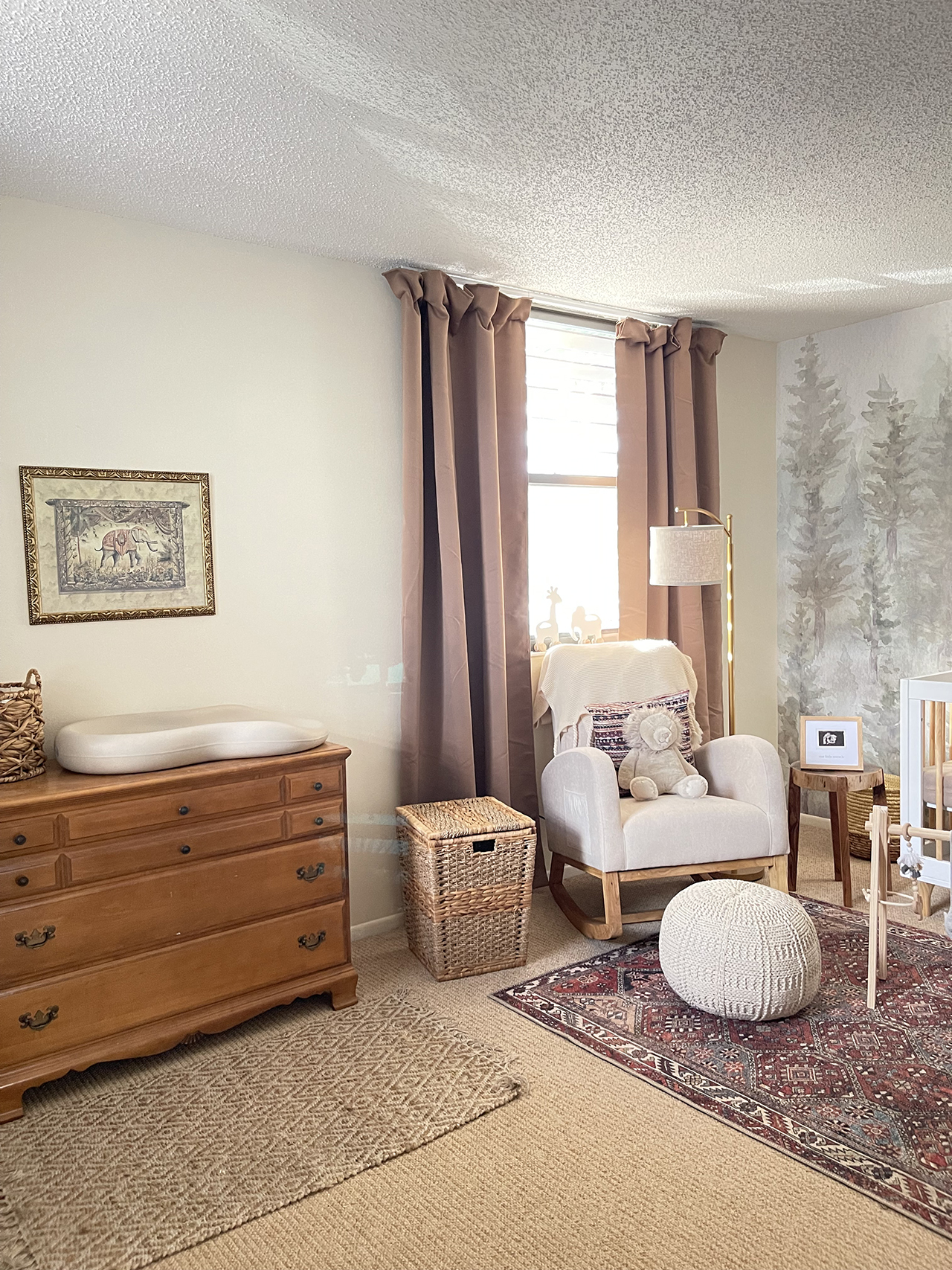 rustic gender neutral nursery