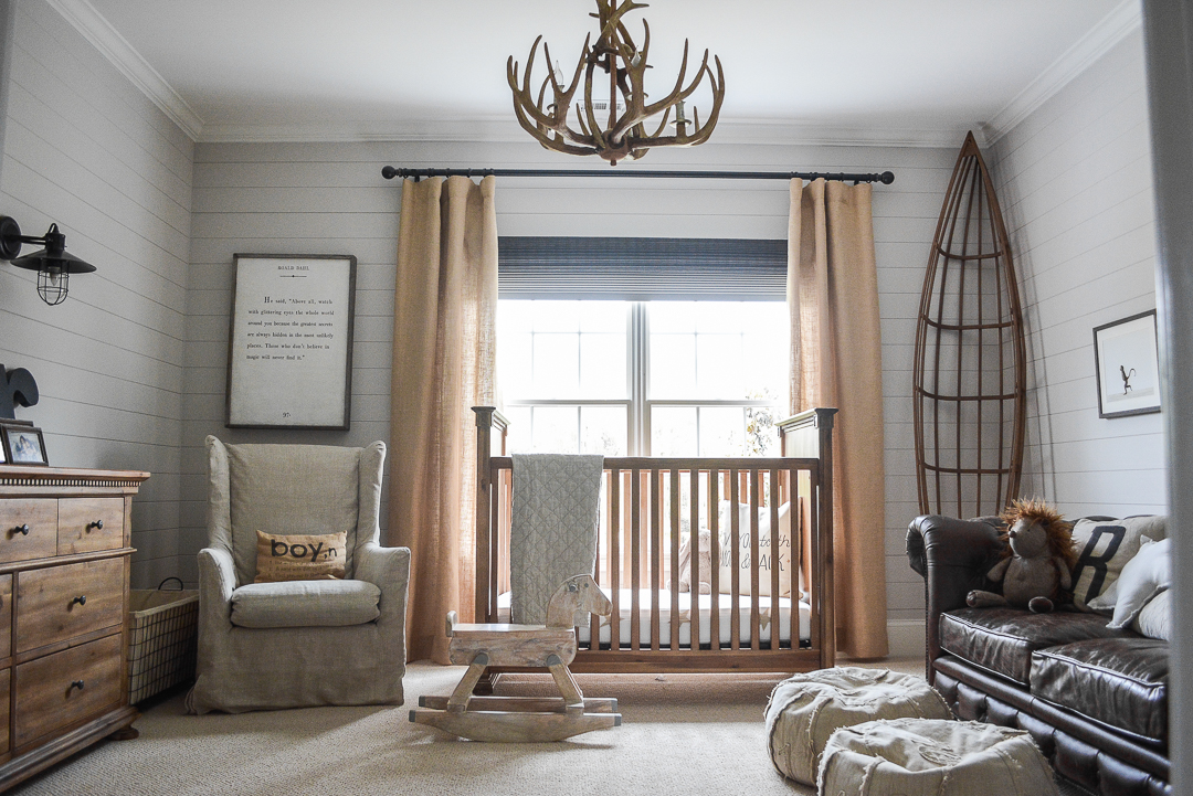rustic modern nursery inspiration