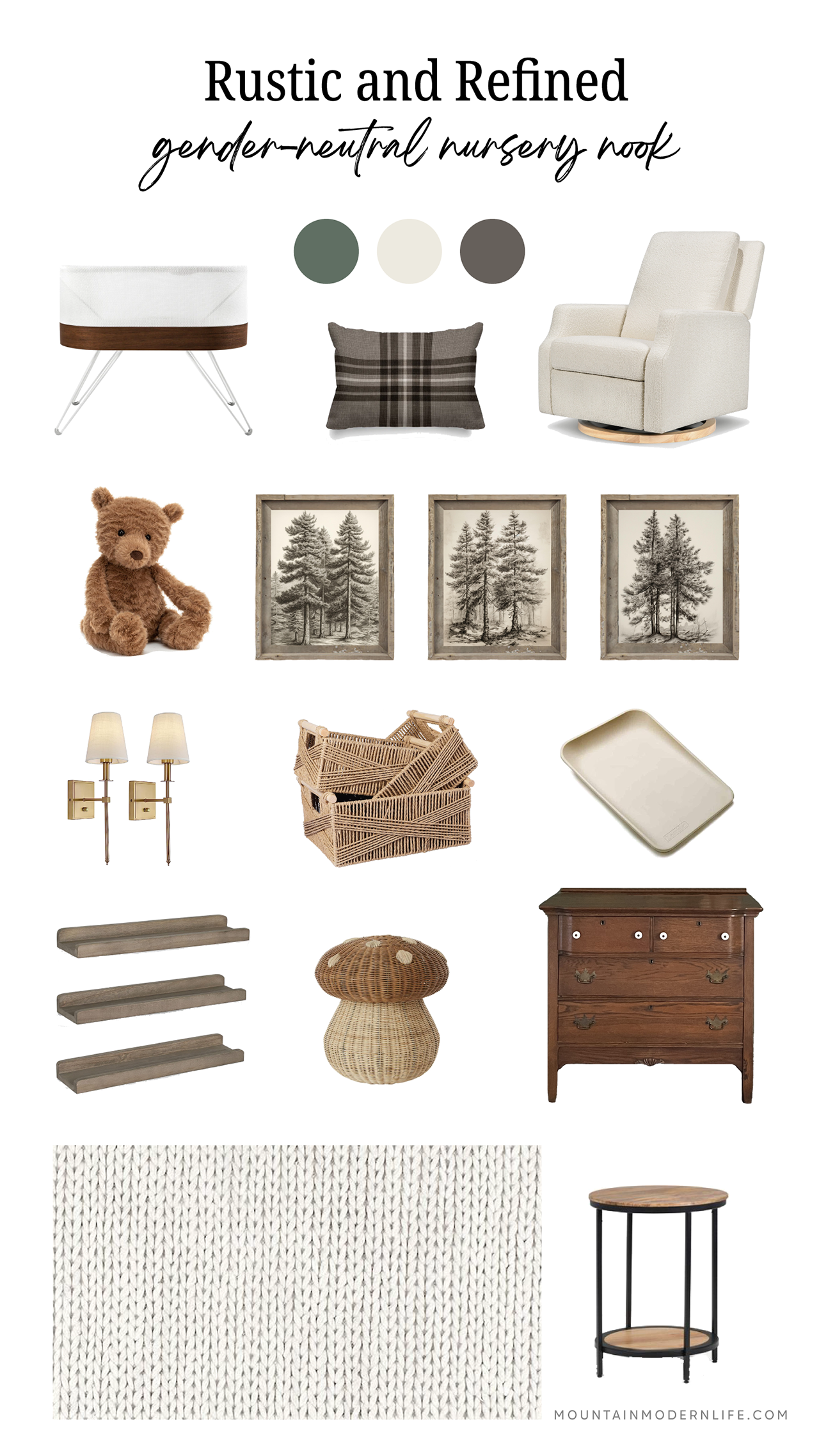 Our Nursery Nook Moodboard