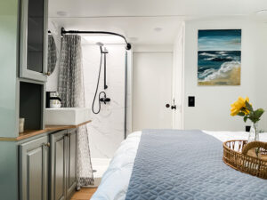 Renovated RV Bedroom