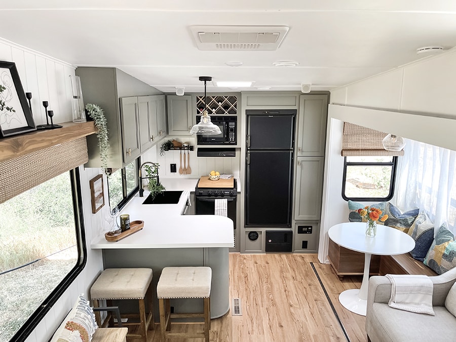 Remodeled RV Interior