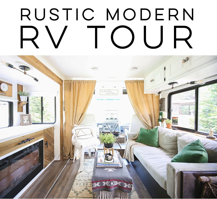 How we Built a Custom RV Sofa | MountainModernLife.com